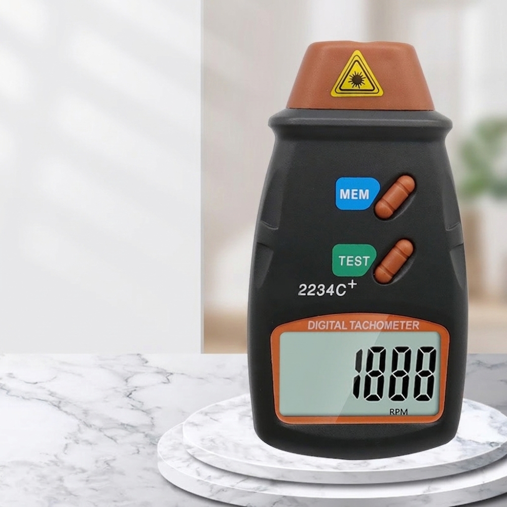 Industrial Laser Tachometer - Tachimetro Digitale Laser Senza Contatto, Misuratore