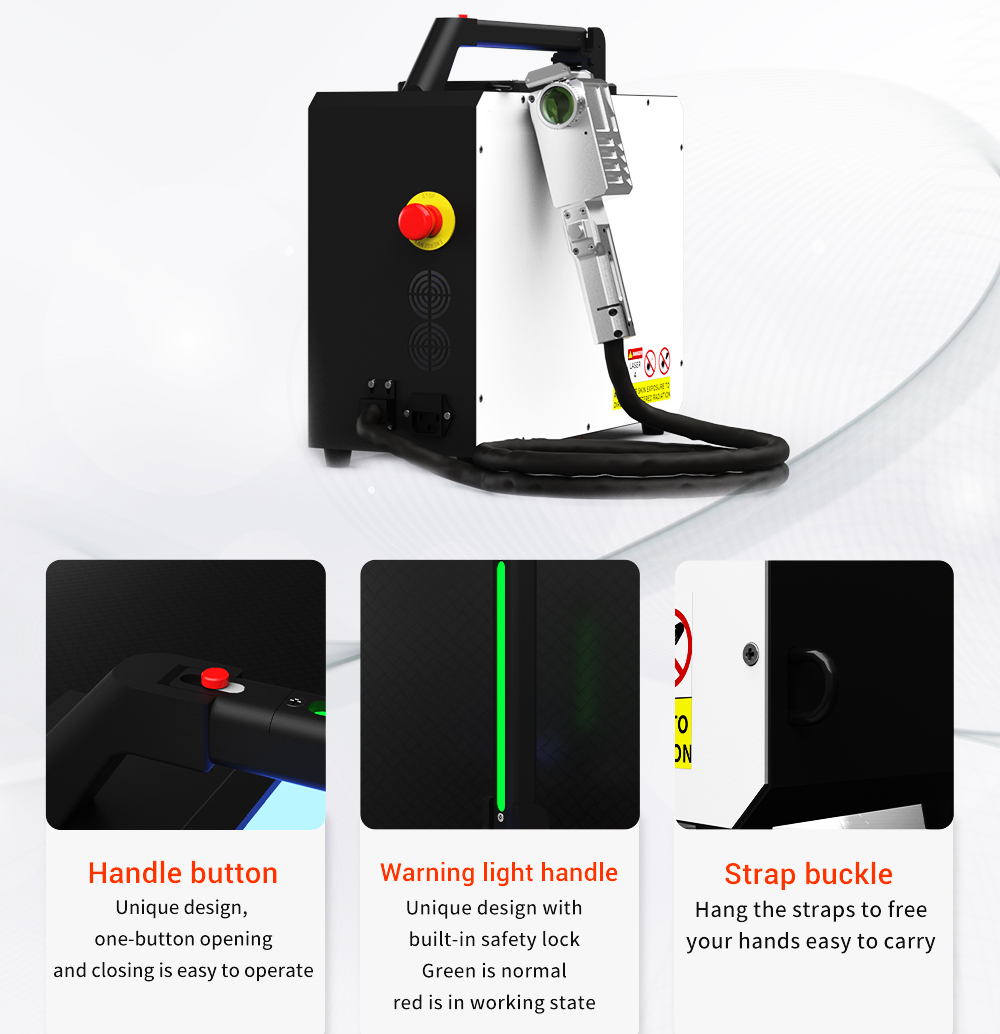 Portable Laser Rust Removal - Nuova Macchina Portatile per Pulizia Laser