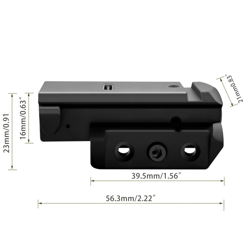 Industrial Laser Pointer - Punto rosso/verde/blu ricaricabile tramite USB per