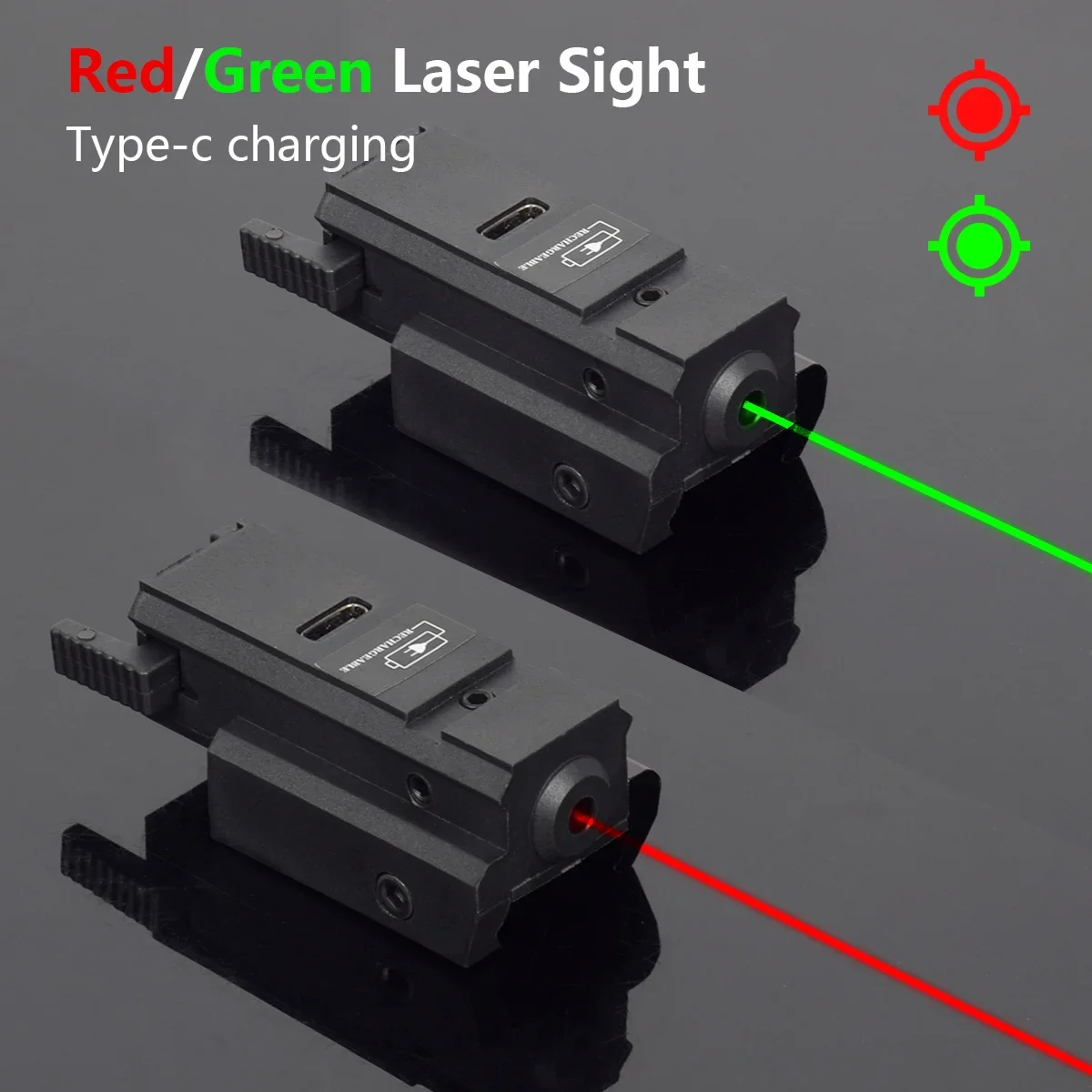 Industrial Laser Beam - Laser Verde e Rosso Ricaricabile USB