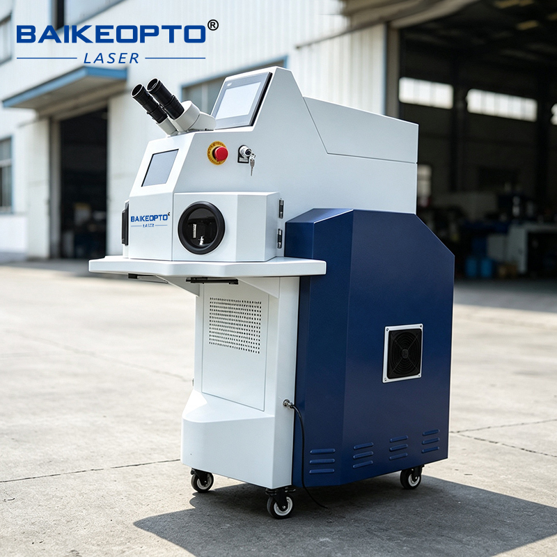 Industrial Grade Laser Welder - BK-YJW200D Saldatrice Laser Verticale con Serbatoio