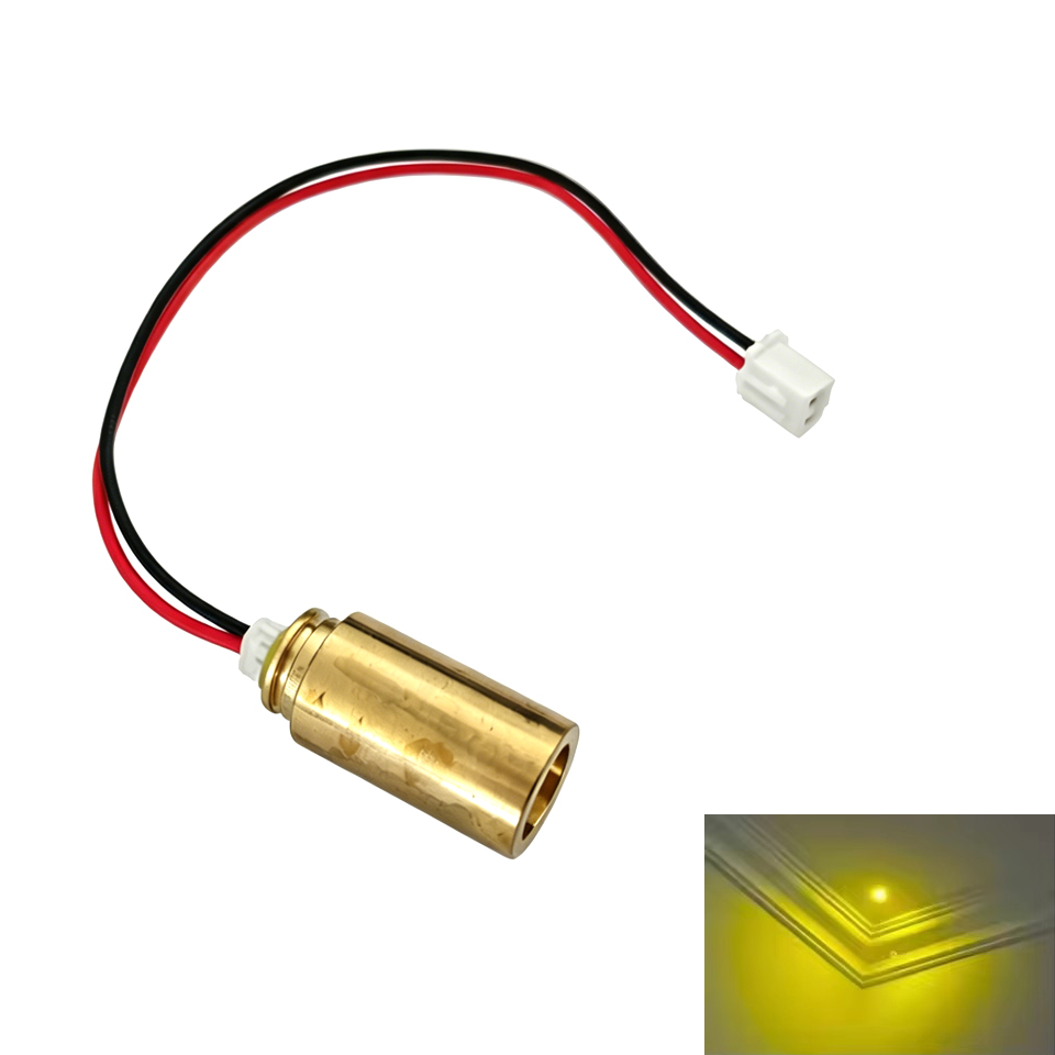 Industrial Laser Pointer - Modulo Laser Giallo 571nm 573nm 10/20/30mW