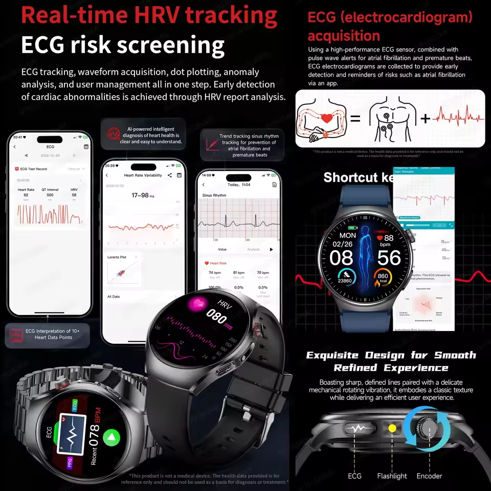 Nuovo Smartwatch ECG Preciso c - Industrial Laser Temperature recensione e prezzo