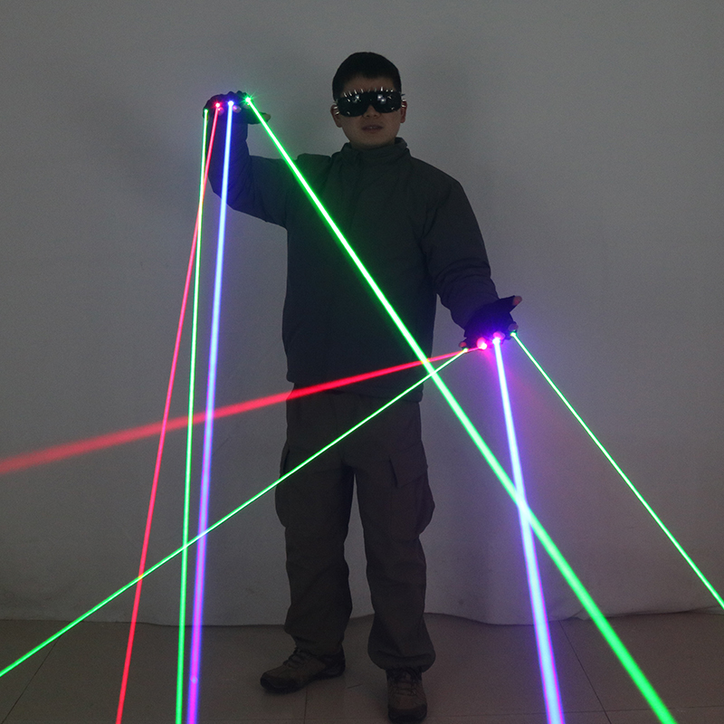Guanti Laser RGB per Feste, DJ - Industrial Laser Beam recensione e prezzo