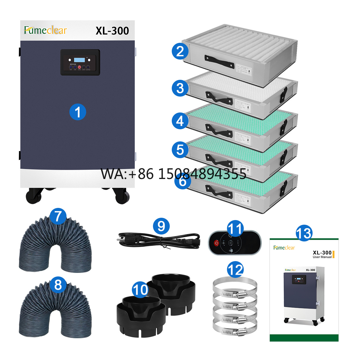 Purificatore d'Aria H13 330W c - Co2 Laser Engraving Machine recensione e prezzo
