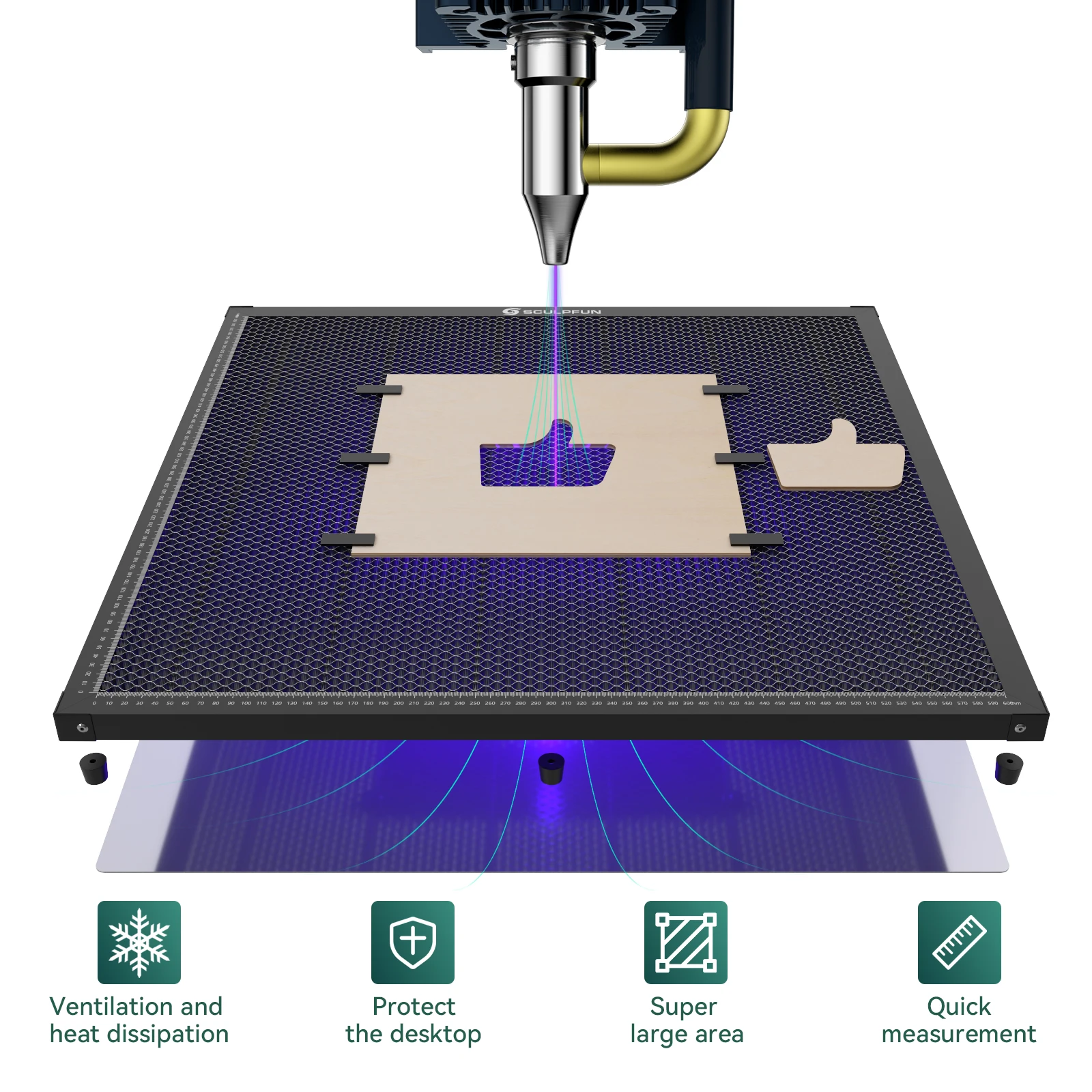 SCULPFUN Banco da lavoro con p - Co2 Laser Engraving Machine recensione e prezzo