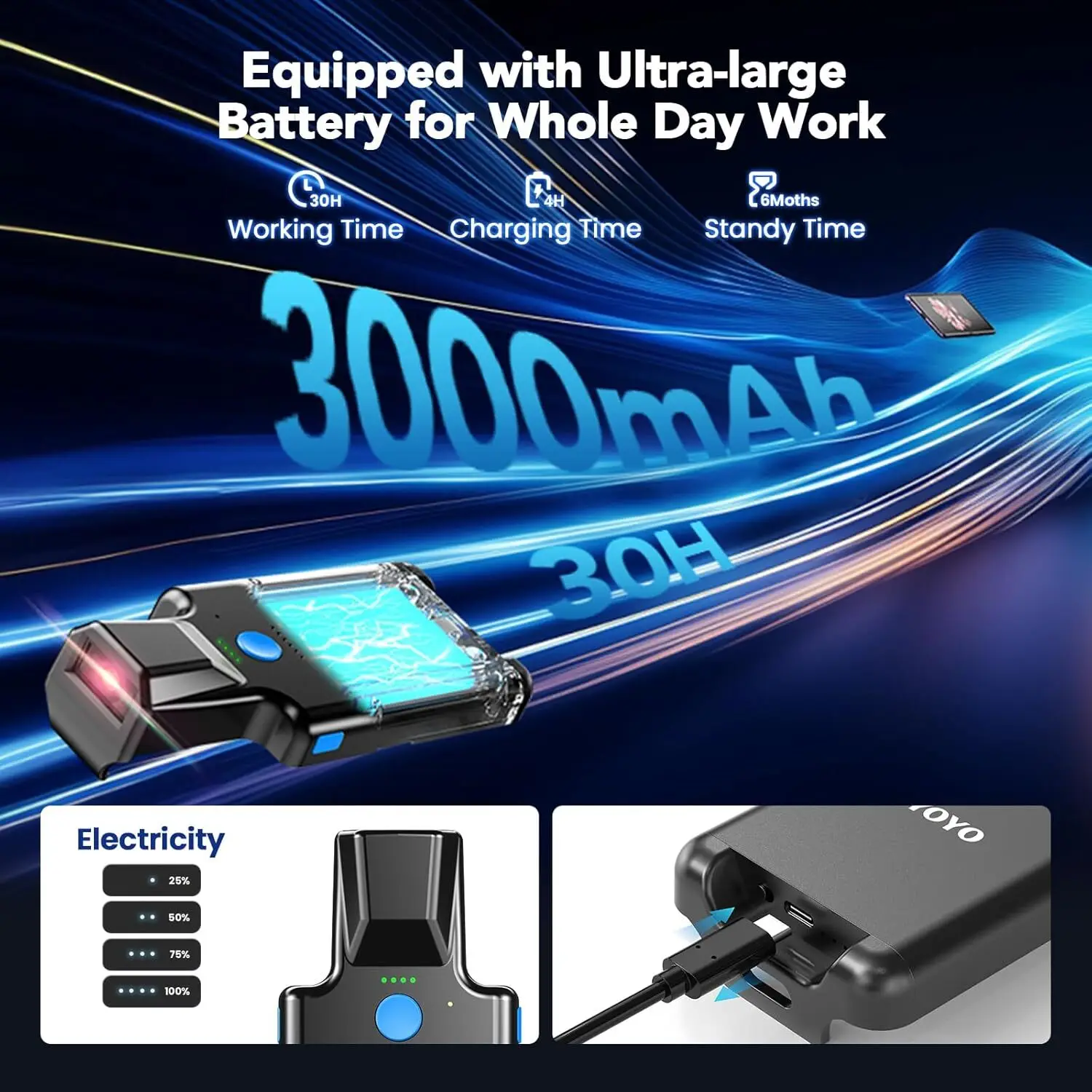 Eyoyo EY 036 plus Lettore di c - Industrial Laser Beam recensione e prezzo